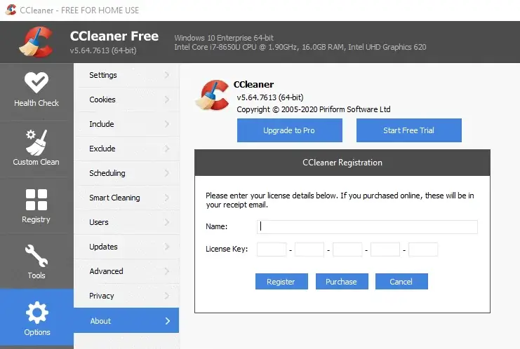 CCleaner Pro Crack With Serial Key Free Download 2019