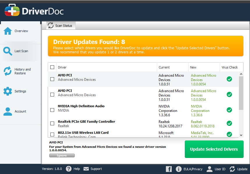 DriverDoc 1.3.2 Crack + Download da chave do produto 2023